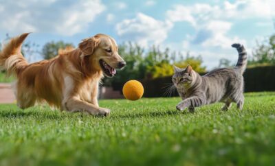 75% de los dueños en España compra juguetes para perros y gatos.
