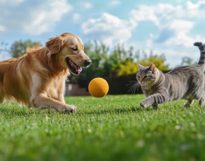 75% de los dueños en España compra juguetes para perros y gatos.