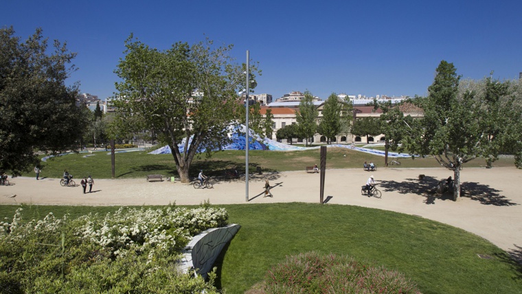 Parque de la estacion norte Barcelona