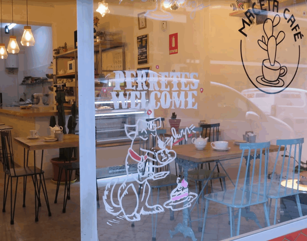 Maceta Café pet friendly  Madrid